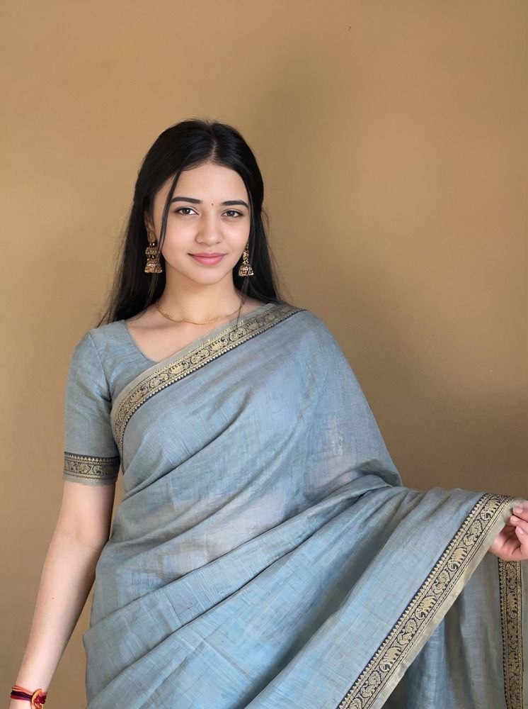 Teal Green Ragini Narayanpet Pure Cotton Saree